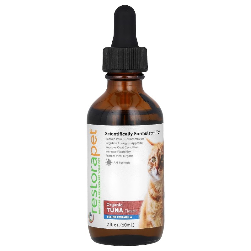 RestoraPet, Katzennahrung, Bio-Thunfisch, 2 fl oz (60 ml)