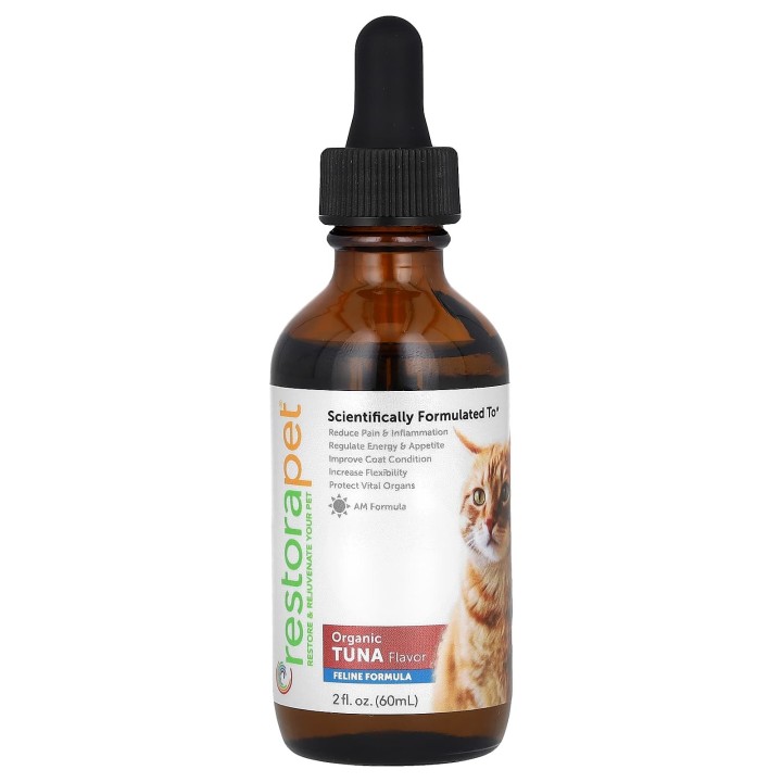 RestoraPet, Katzennahrung, Bio-Thunfisch, 2 fl oz (60 ml)