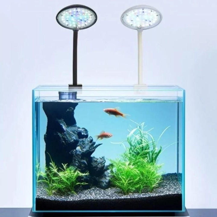 USB Aquarium Pflanzenlicht Mini Aquarium Licht Neue Fisch Tank Clip Lampe Black-5W