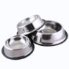 1 Pc Edelstahl Langlebige Haustier Hund Katze Fütterung Lebensmittel Rutschfeste Schüssel Schüssel 15 cm