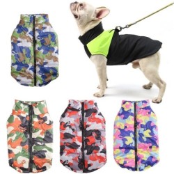 Hundekleidung, wasserdichte Weste für kleine und große Hunde, Mantel, Jacke, gepolsterte Kleidung, Yorkie, Chihuahua, Bulldog