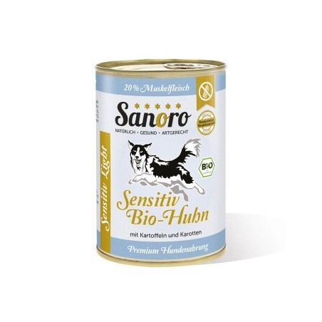 Sanoro Sensitiv BIO-Huhn mit BIO-Gemüse 12x400g