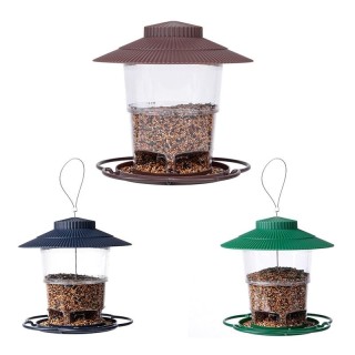 Vogelfutterspender, automatisches Fußfütterungswerkzeug, Vogelfutterspender für den Außenbereich, hängende Mutternfütterung,