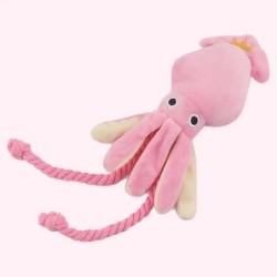 Supet Pet Octopus Plüschseilspielzeug ist bissfest, lustig und interaktiv, geeignet für den Innen- und Außenbereich, Hundespi