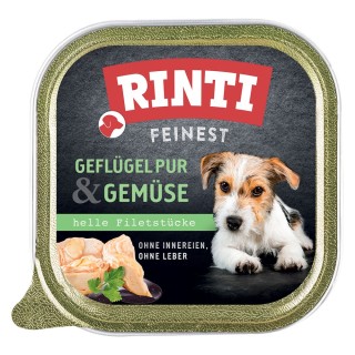 RINTI Feinest Schälchen 11 x 150 g - Geflügel & Gemüse
