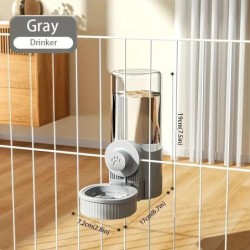Hängender automatischer Futter-/Wasserspender für Haustiere, Schwerkraft-Futter- und Wasserspender-Set für Katzen mit Behälte