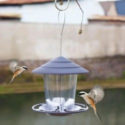 Vogelfutterspender, automatisches Fußfütterungswerkzeug, Vogelfutterspender für den Außenbereich, hängende Mutternfütterung,
