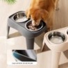 Faltbarer, erhöhter Doppelnapf für mittelgroße und große Hunde – Klassischer Wasser- und Futternapf für Golden Retriever und