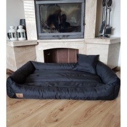 Beleuchtetes Hundebett 90x60 cm - Waschbares Bettchen - Waschbares Bettchen - Undurchlässiges Bettchen