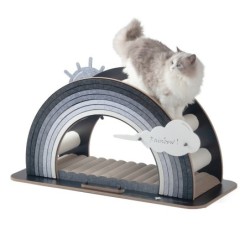 Canadian Cat Company Design-Kratzmöbel Rainbow grau