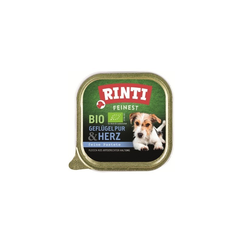 RINTI Feinest Bio Geflügel pur & Herz 11x150 g