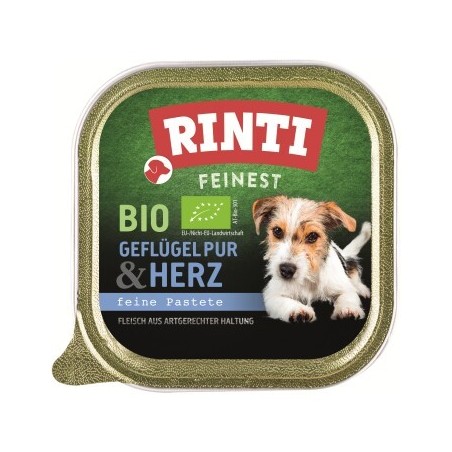 RINTI Feinest Bio Geflügel pur & Herz 11x150 g
