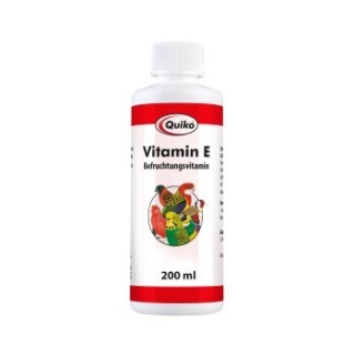 Quiko Vitamin E Liquid 200 ml: Ergänzungsfutter für Kanarien, Sittiche und Ziervögel