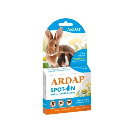 ARDAP Spot-On für Kleintiere von 1-4 kg