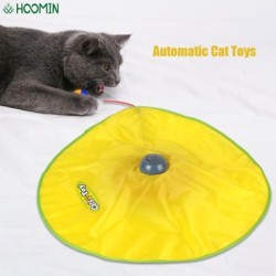 Automatisches interaktives Haustierspielzeug mit 4 Geschwindigkeiten für Katzen und Kätzchen, elektrisches Katzenspielzeug, T