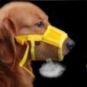 Anti-Bell-Maulkorb für Hunde, kleine und große Hunde, verstellbar, aus Mesh, atmungsaktiv, für den Außenbereich, Nylon-Leine,