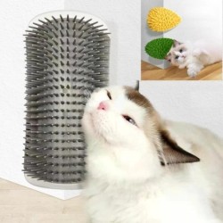 Katzenkratzbrett, Massagegerät für Katzen, zum Kratzen von Haustieren, Bürste zum Entfernen von Haaren, Kamm, Fellpflegetisch