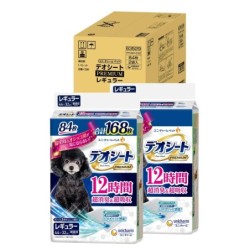 Deosheet PREMIUM super saugfähig 3 Regular 168 Blätter Blätter x Toilettenblatt für Hunde 12 Stunden desodorierend/super (für