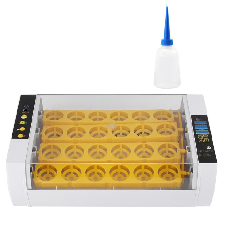 24 Eier Inkubator Temperaturregelung Digital Automatischer Hühnerküken Hatcher