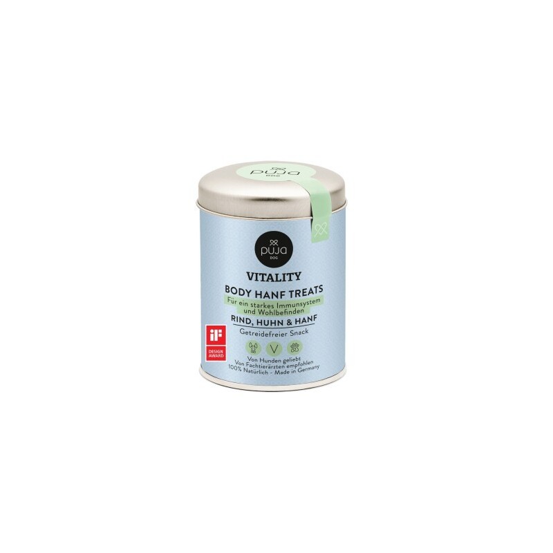 PUJA Snacks Vitality Body mit Hanf für Hunde 150g