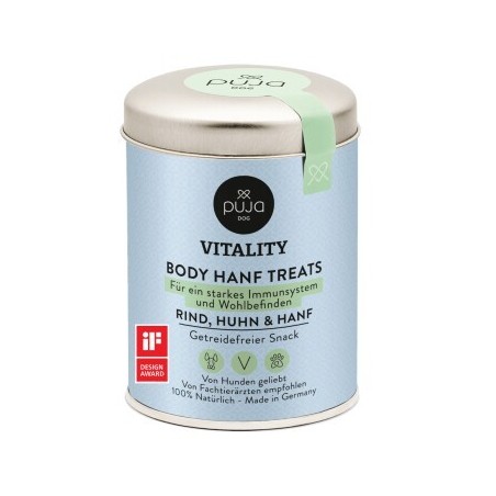 PUJA Snacks Vitality Body mit Hanf für Hunde 150g