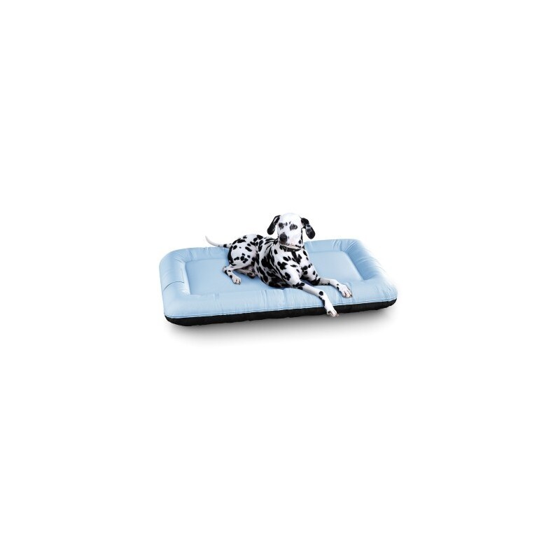Knuffelwuff Wasserfestes In und Outdoor Hundebett Lucky Color Edition aus Nylongewebe blau XL