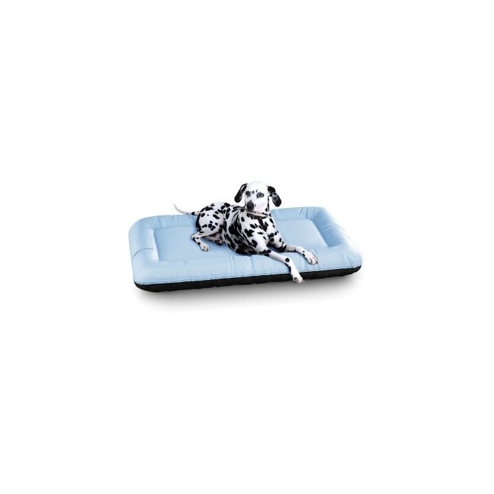 Knuffelwuff Wasserfestes In und Outdoor Hundebett Lucky Color Edition aus Nylongewebe blau XL