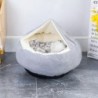 Neues Muschelnest mit Litschi-Muster für alle Jahreszeiten. All-in-One-Haustierbettdecke, warm und bequem für tiefen Schlaf S