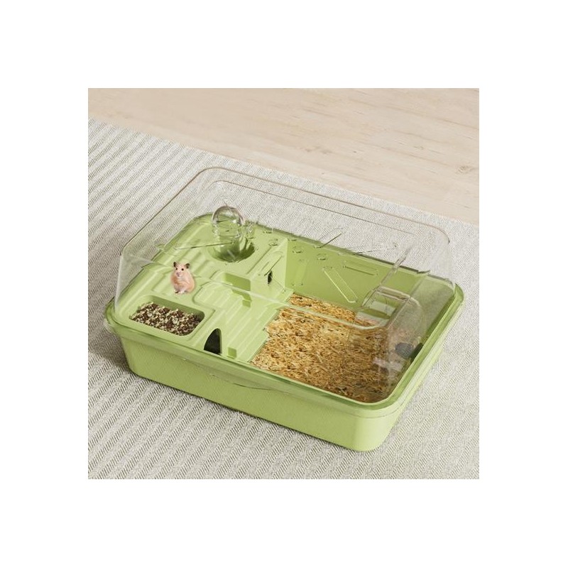 Großer Hamsterkäfig, oben zu öffnen, Meerschweinchenkäfige mit Wasserflasche, Laufrad, doppellagiges Spielhaus für Kleintiere