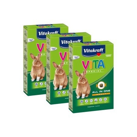 Vitakraft Vita Special Adult Zwergkaninchen 3x600 g