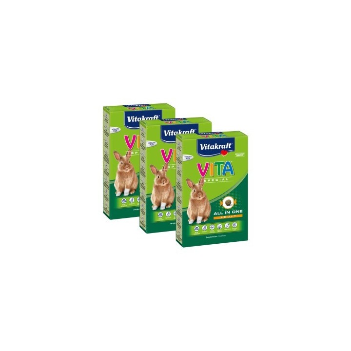 Vitakraft Vita Special Adult Zwergkaninchen 3x600 g