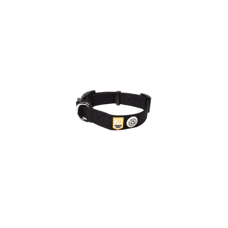 Woolly Wolf Halsband Raven Black M