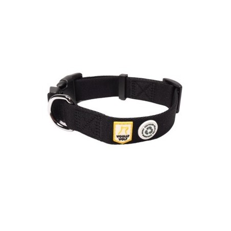 Woolly Wolf Halsband Raven Black M