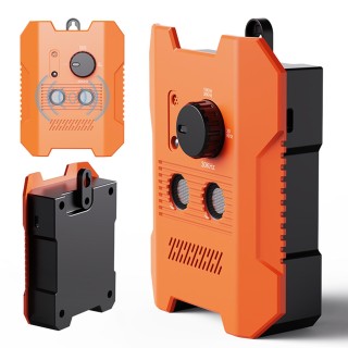 Ultraschall-Antibell-Geräte für Hunde mit 3 Modi, wiederaufladbares Bellkontrolltool orange