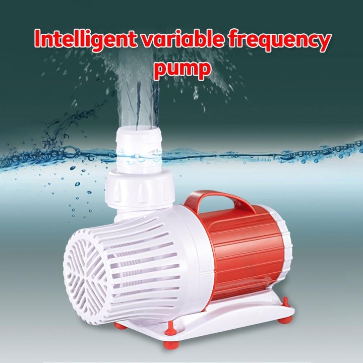 Amphibische Wasserpumpe mit variabler Frequenz, 7000 l/h, ultra-leise Sinuswellen-Technologie, DC24V, für Aquarien KF-2024 US