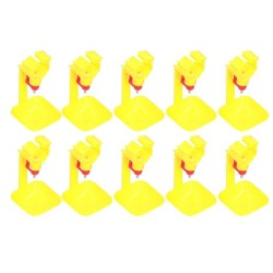 10 Stücke Huhn Nippel Trinker mit Tasse 20ml Integrierte Automatische Trinken Schüssel Geflügel Zubehör