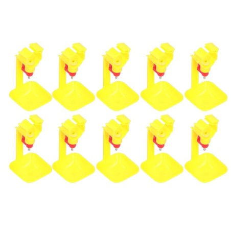 10 Stücke Huhn Nippel Trinker mit Tasse 20ml Integrierte Automatische Trinken Schüssel Geflügel Zubehör