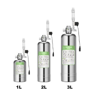 CO2-Set für Aquarienpflanzen, CO2-Generator-Diffusor-Set, 1/2/5 l US 1L