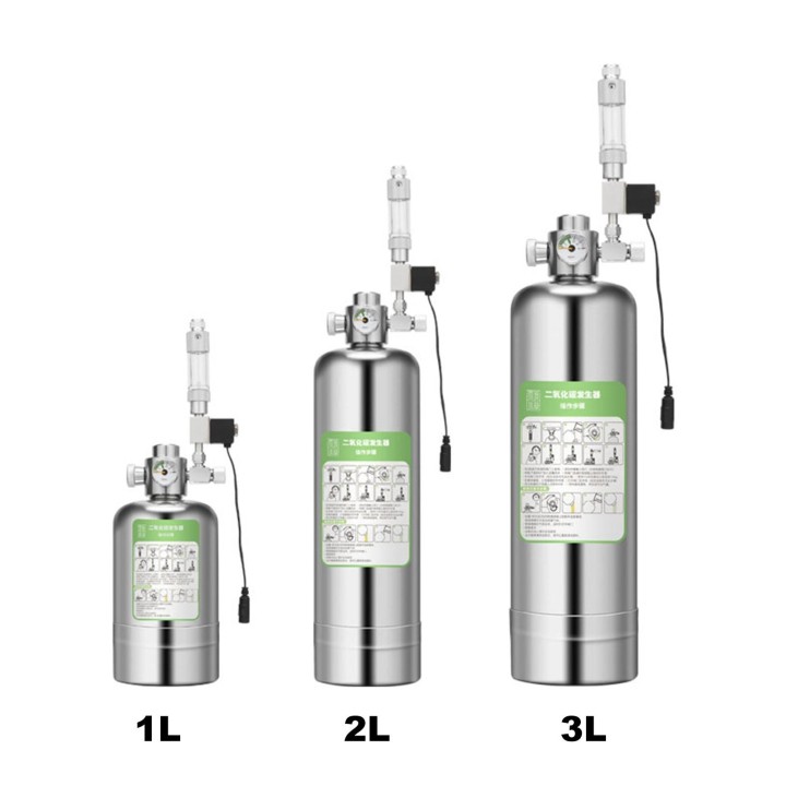 CO2-Set für Aquarienpflanzen, CO2-Generator-Diffusor-Set, 1/2/5 l US 1L