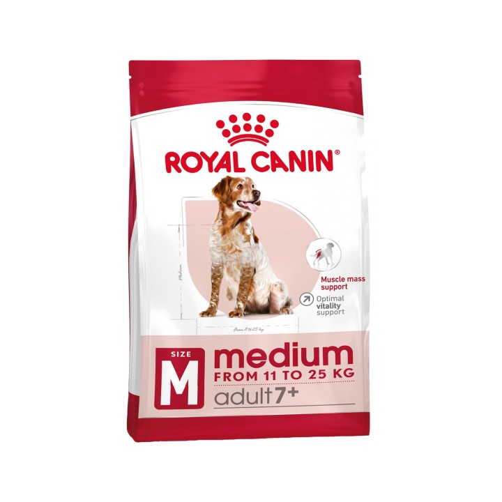 Royal Canin Medium Adult 7+ Hundefutter - 4 kg