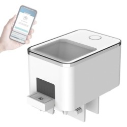WiFi Intelligente Timing Automatische Feeder Aquarium Goldfisch Feeder 100ML Große Kapazität Fisch Feeder bunt