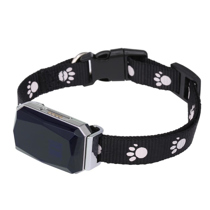 Intelligenter GPS-Tracker, GSM-Haustier-Positionshalsband, IP67-Schutz, mehrere Positionierungsmodi, Geo-Zaun, SOS blau