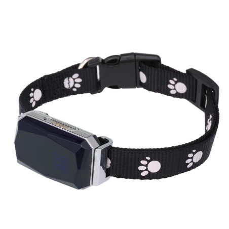 Intelligenter GPS-Tracker, GSM-Haustier-Positionshalsband, IP67-Schutz, mehrere Positionierungsmodi, Geo-Zaun, SOS blau