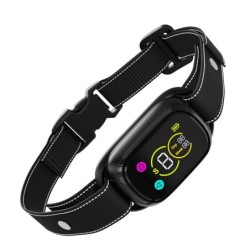 Hundehalsband gegen Bellen mit 4 Betriebsmodi, wiederaufladbares Antibell-Trainingshalsband, intelligentes Bell-Abschreckungs