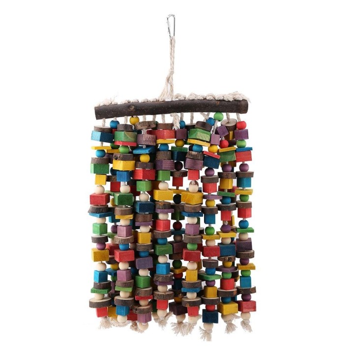 Papagei Spielzeug Vogel Kauen Spielzeug Hängen Parrort Spielzeug Spielen Spielzeug mit Aufhänger