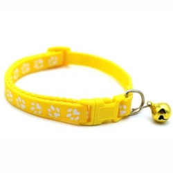 1 Stück Buntes Haustiermuster Kleines Hunde- und Katzenhalsband mit Glöckchen Verstellbare Fliegen Hundefliegen DIY Band Haus