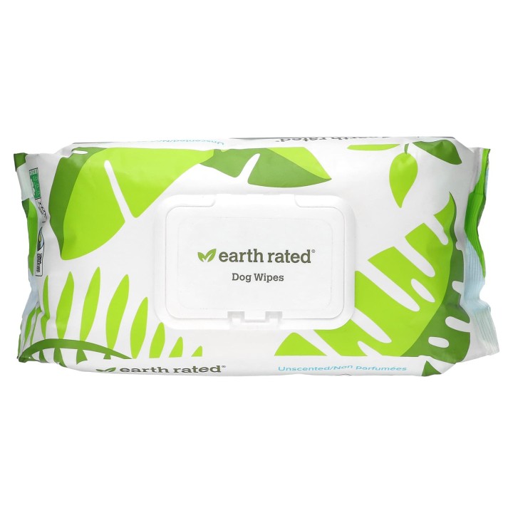 Earth Rated, Feuchttücher für Hunde, ohne Duft, 100 Feuchttücher