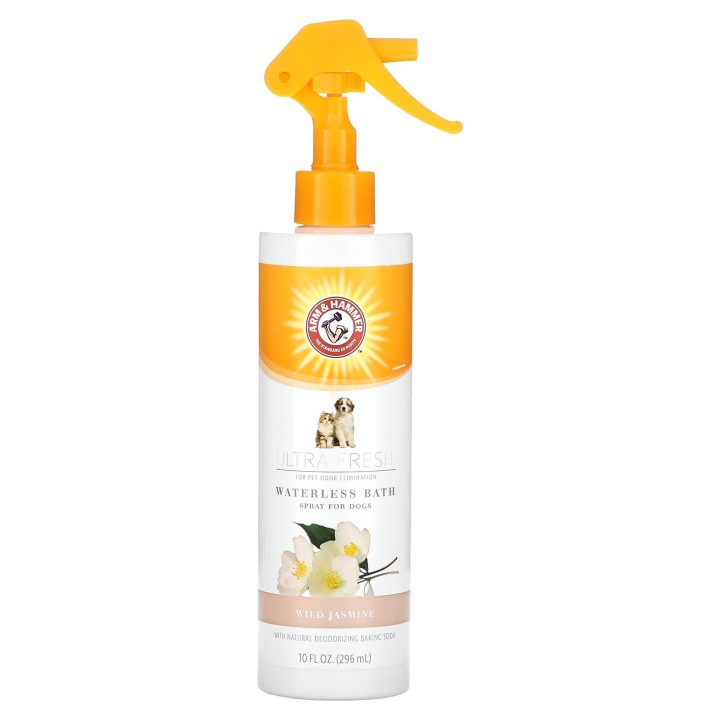 Arm & Hammer, Ultra Fresh, Wasserloses Bad, Hundespray, Wilder Jasmin, 10 fl oz (296 ml)