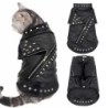 Leder-Katzenjacke, warme Hunde- und Katzenkleidung, Mantel, Herbst-Winter-Haustierkleidung, Welpen- und Kätzchen-Outfits, Kos