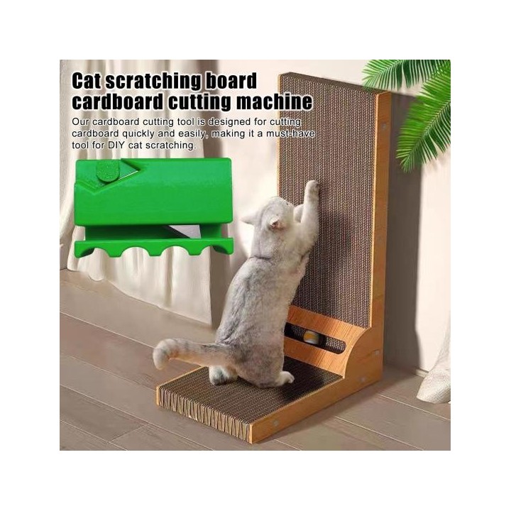 Kartonschneider für Katzenkratzbretter, DIY-Katzenkratzbrett, Kartonabisolierwerkzeug, handgeführte Kartonschneidemaschine fü